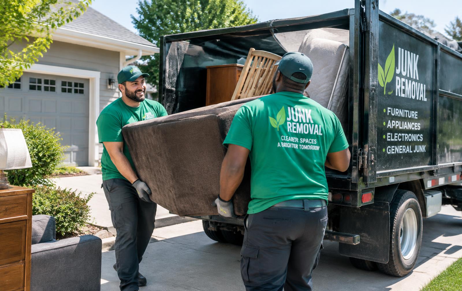 Dump Dudez crew hauling junk